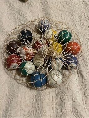 Assorted Vintage-look  Decorative Billiard Balls